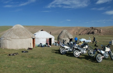 Traditional yurt in Kyrgyzstan, off-road trips, quad rental and UTV Kyrgyzstan